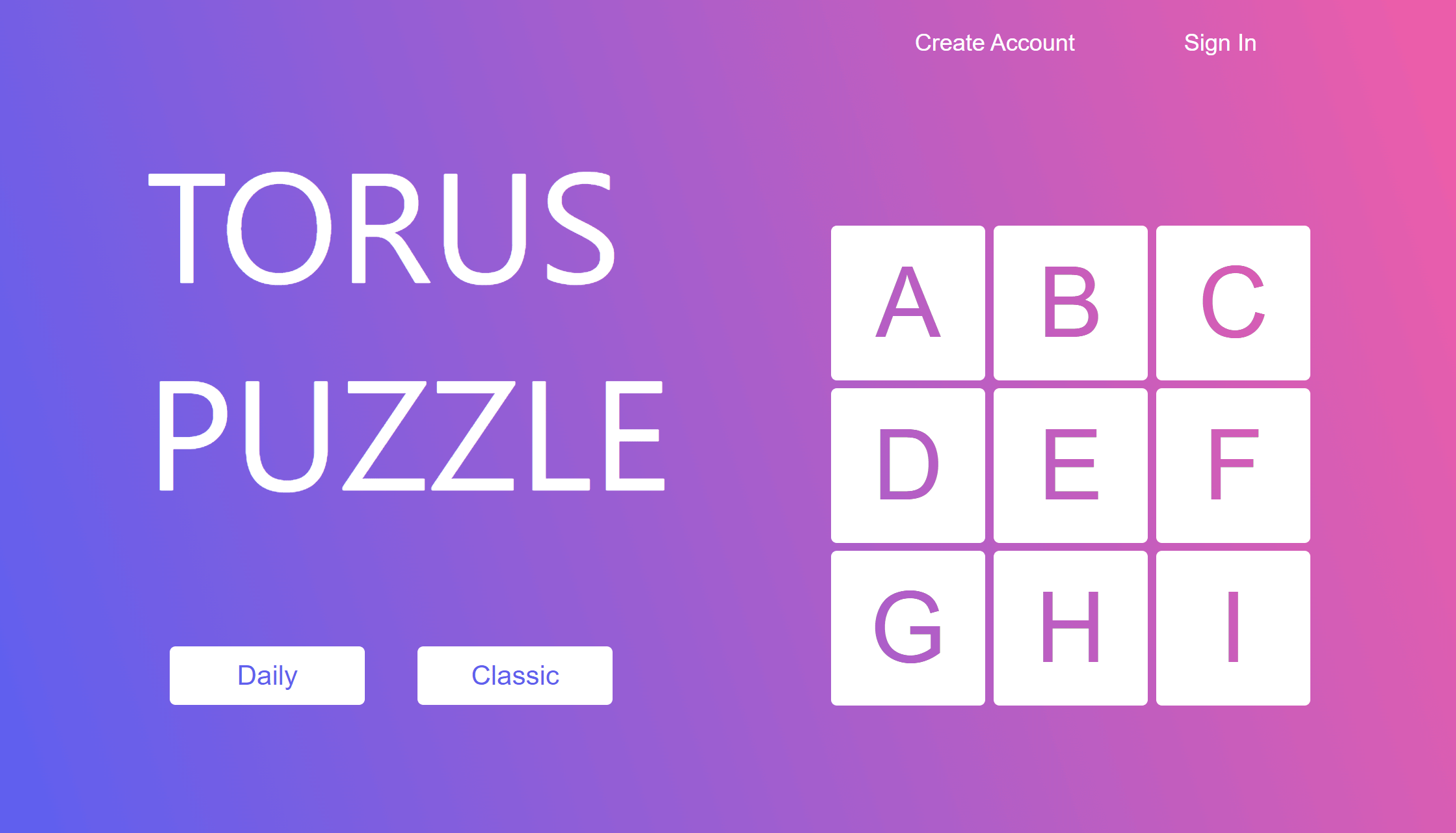 Torus Puzzle